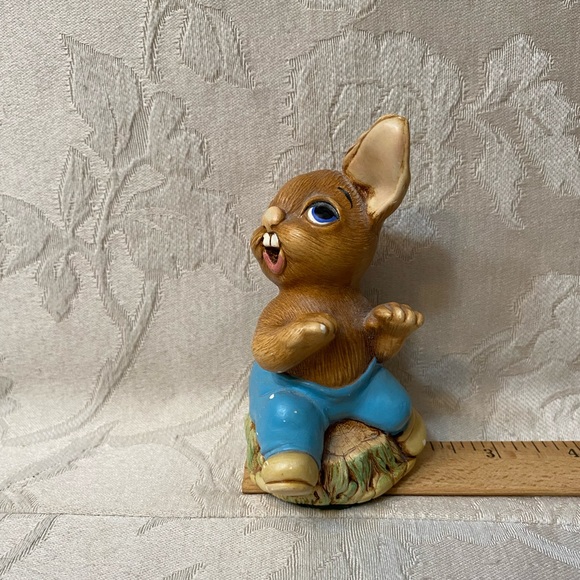 Vtg Pendelfin Stone Crafted “The Thumper” Figure Burnley England Bunny Rabbit - Picture 9 of 12